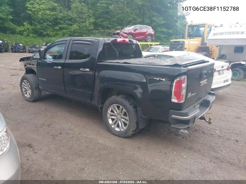 2015 GMC Canyon Slt VIN: 1GTG6CE38F1152788 Lot: 42621856