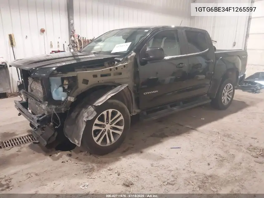 2015 GMC Canyon Sle VIN: 1GTG6BE34F1265597 Lot: 42711576