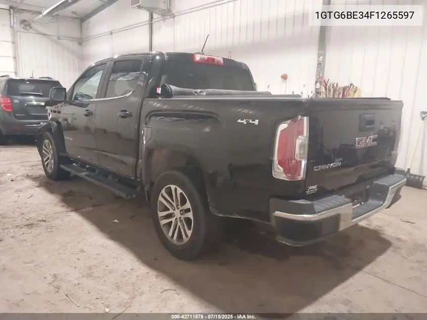 2015 GMC Canyon Sle VIN: 1GTG6BE34F1265597 Lot: 42711576