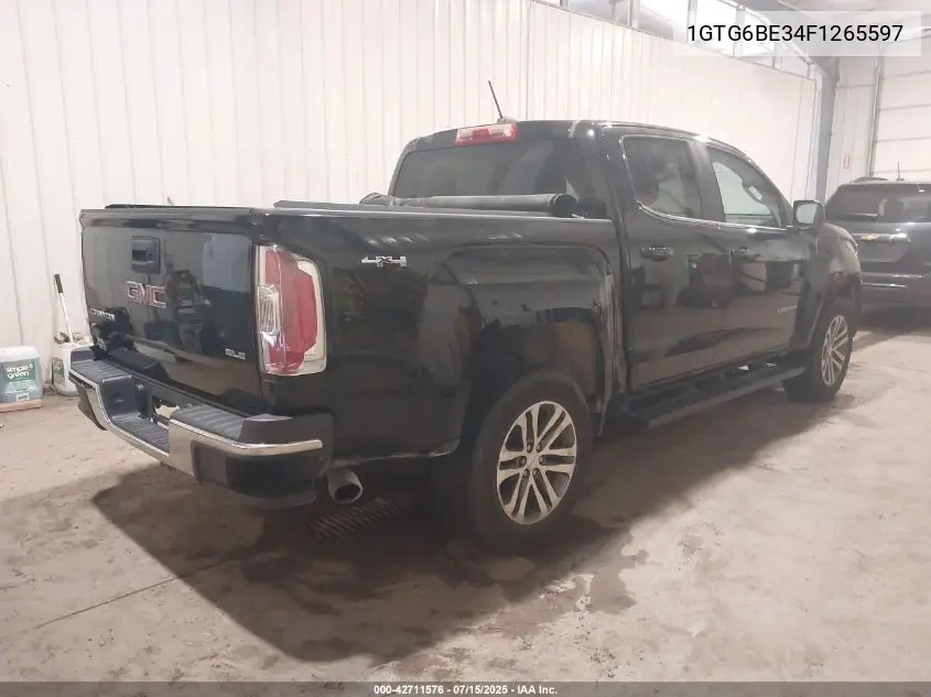 2015 GMC Canyon Sle VIN: 1GTG6BE34F1265597 Lot: 42711576