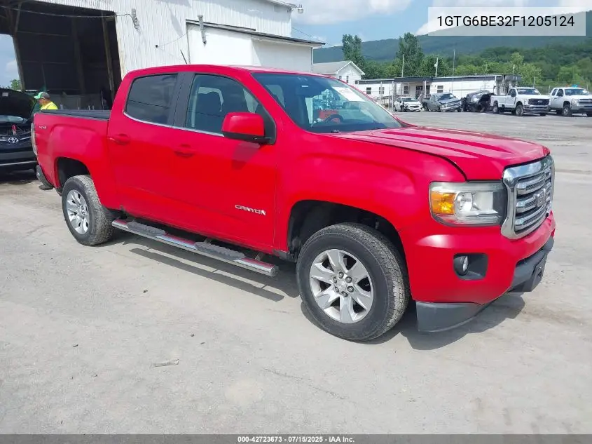 2015 GMC Canyon Sle VIN: 1GTG6BE32F1205124 Lot: 42723673