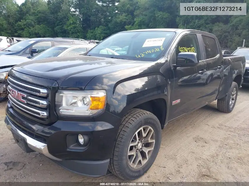 2015 GMC Canyon 4Wd Sle VIN: 1GTG6BE32F1273214 Lot: 42740218