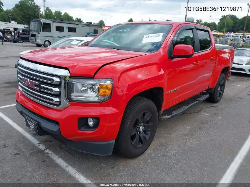 2015 GMC Canyon Sle VIN: 1GTG5BE36F1219871 Lot: 42757908
