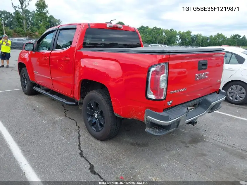 2015 GMC Canyon Sle VIN: 1GTG5BE36F1219871 Lot: 42757908