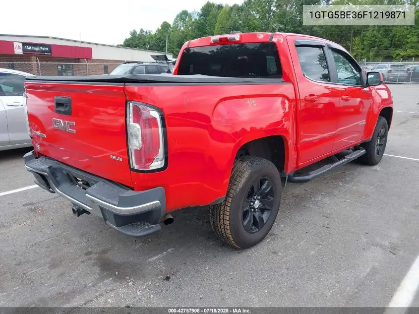 2015 GMC Canyon Sle VIN: 1GTG5BE36F1219871 Lot: 42757908