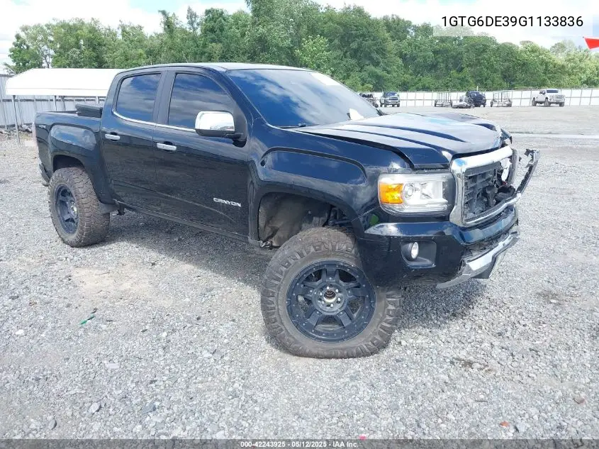 2016 GMC Canyon Slt VIN: 1GTG6DE39G1133836 Lot: 42243925