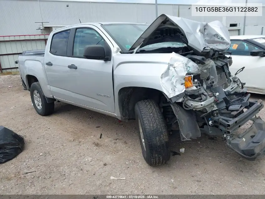 2016 GMC Canyon VIN: 1GTG5BE36G1122882 Lot: 42776641
