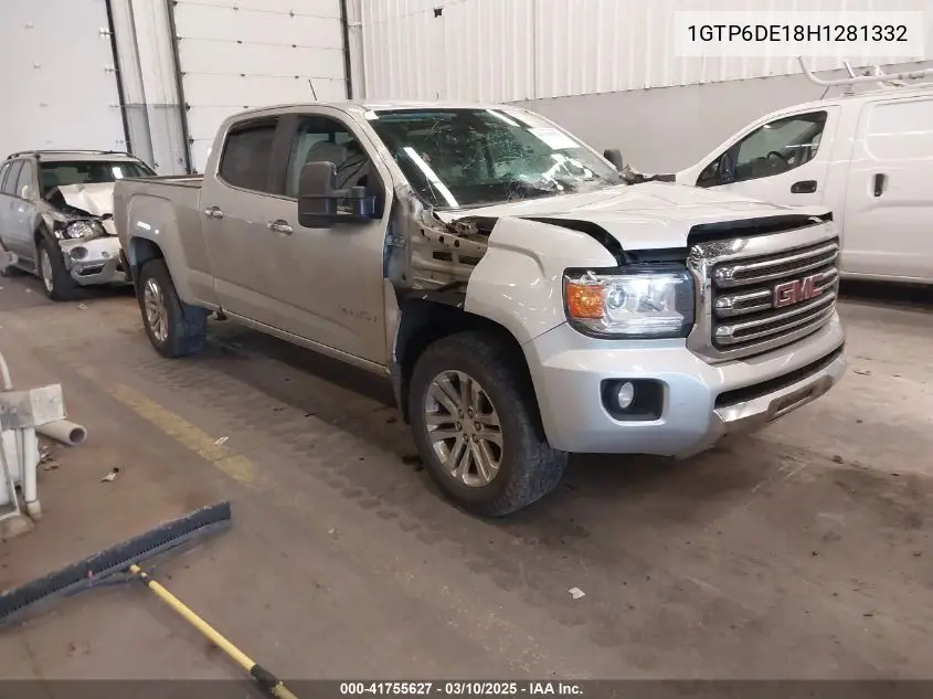 2017 GMC Canyon Slt VIN: 1GTP6DE18H1281332 Lot: 41755627