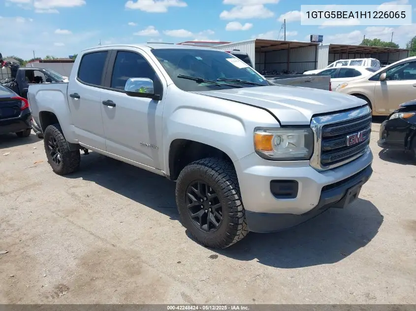 2017 GMC Canyon VIN: 1GTG5BEA1H1226065 Lot: 42248424
