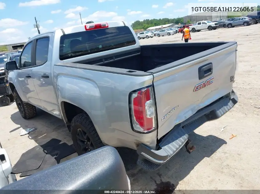 2017 GMC Canyon VIN: 1GTG5BEA1H1226065 Lot: 42248424