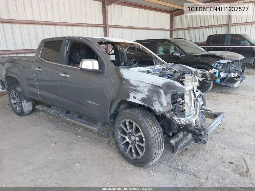 2017 GMC Canyon Denali VIN: 1GTG6EEN4H1237577 Lot: 42261280