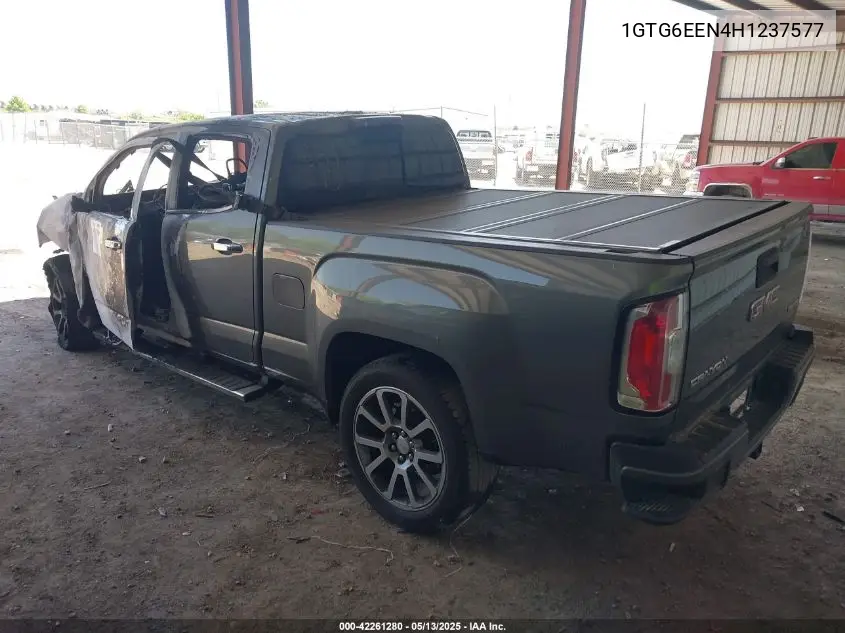 2017 GMC Canyon Denali VIN: 1GTG6EEN4H1237577 Lot: 42261280