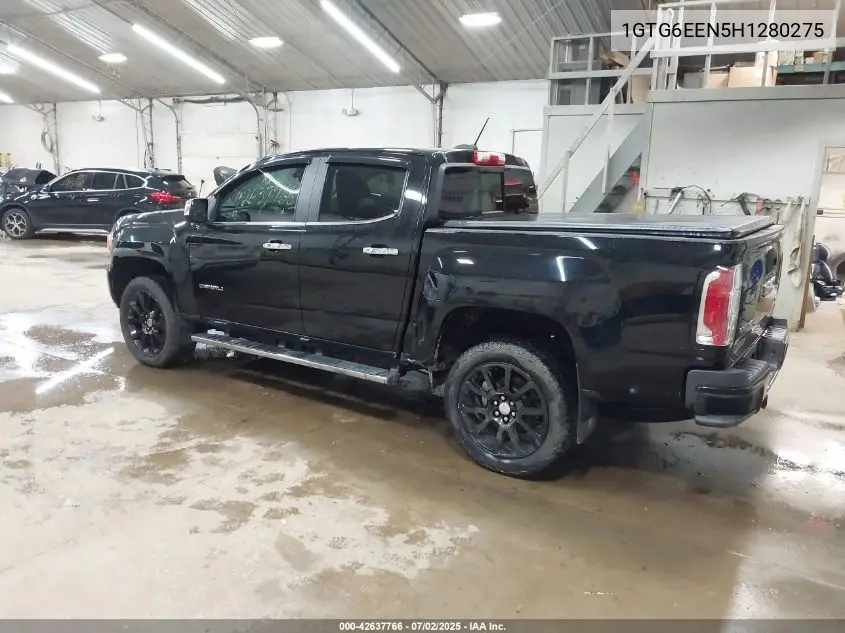2017 GMC Canyon Denali VIN: 1GTG6EEN5H1280275 Lot: 42637766
