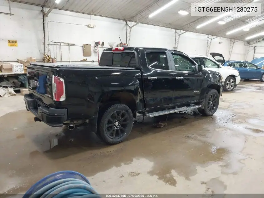 2017 GMC Canyon Denali VIN: 1GTG6EEN5H1280275 Lot: 42637766
