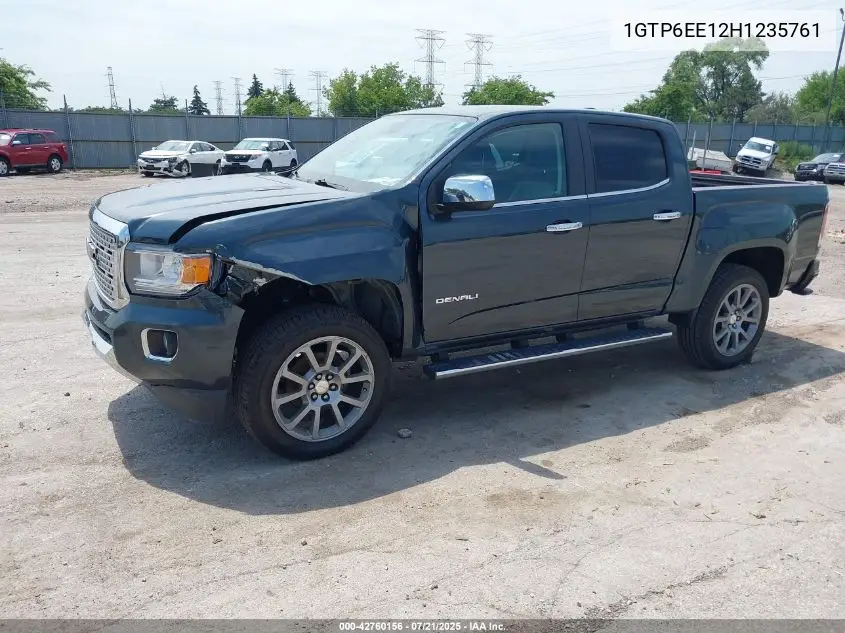 2017 GMC Canyon Denali VIN: 1GTP6EE12H1235761 Lot: 42760156