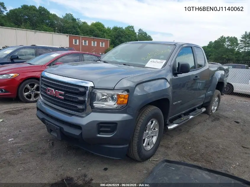 2018 GMC Canyon VIN: 1GTH6BEN0J1140062 Lot: 42625229