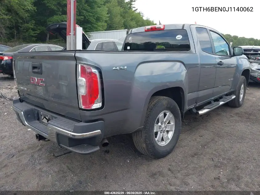 2018 GMC Canyon VIN: 1GTH6BEN0J1140062 Lot: 42625229