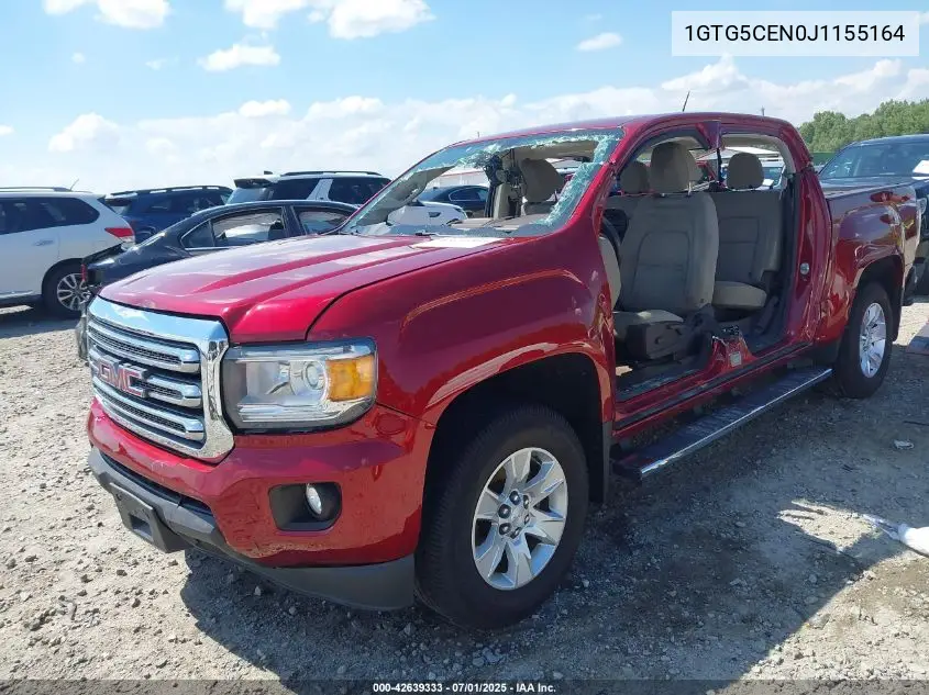 2018 GMC Canyon Sle VIN: 1GTG5CEN0J1155164 Lot: 42639333