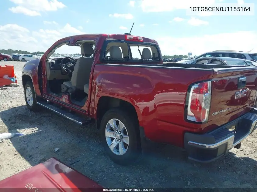 2018 GMC Canyon Sle VIN: 1GTG5CEN0J1155164 Lot: 42639333