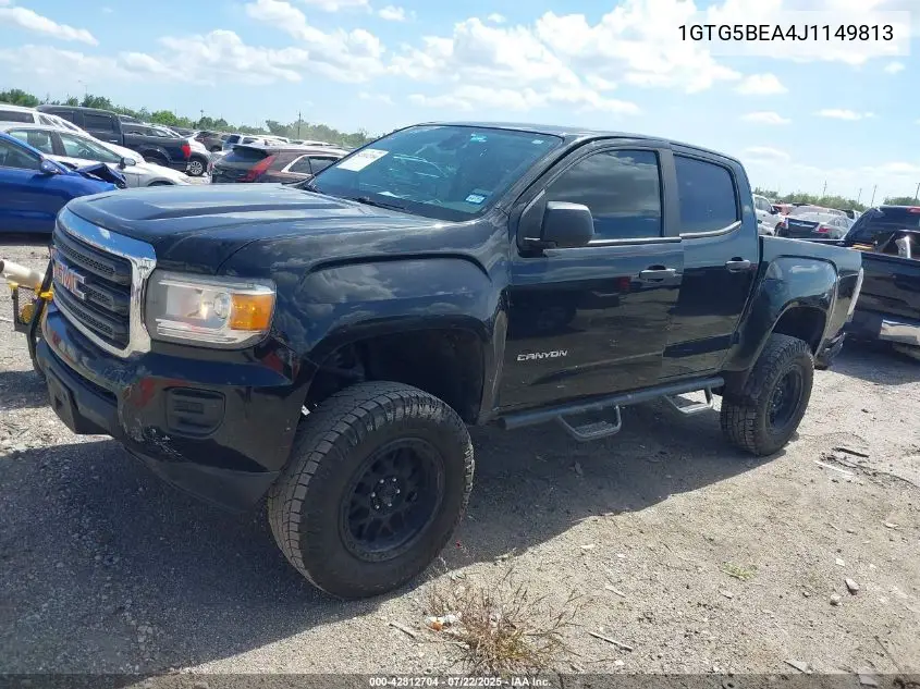 2018 GMC Canyon VIN: 1GTG5BEA4J1149813 Lot: 42812704