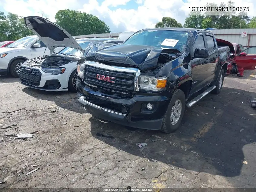 2019 GMC Canyon VIN: 1GTG5BEN9K1100675 Lot: 42226165
