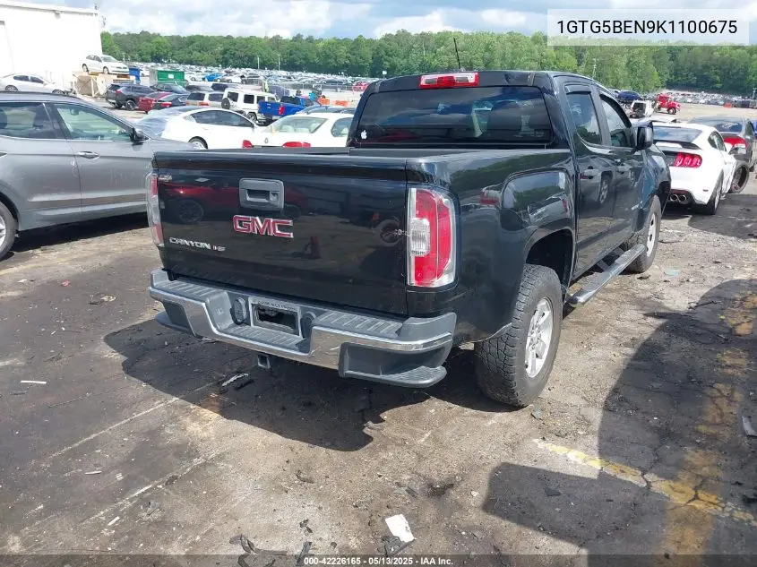 2019 GMC Canyon VIN: 1GTG5BEN9K1100675 Lot: 42226165