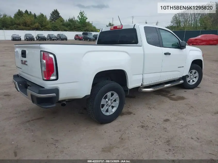 2019 GMC Canyon VIN: 1GTH5BEN6K1295820 Lot: 42233737