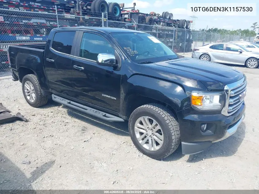 2019 GMC Canyon Slt VIN: 1GTG6DEN3K1157530 Lot: 42605335
