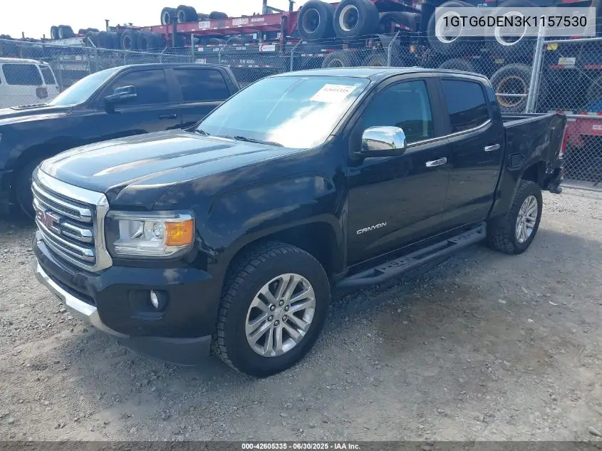 2019 GMC Canyon Slt VIN: 1GTG6DEN3K1157530 Lot: 42605335