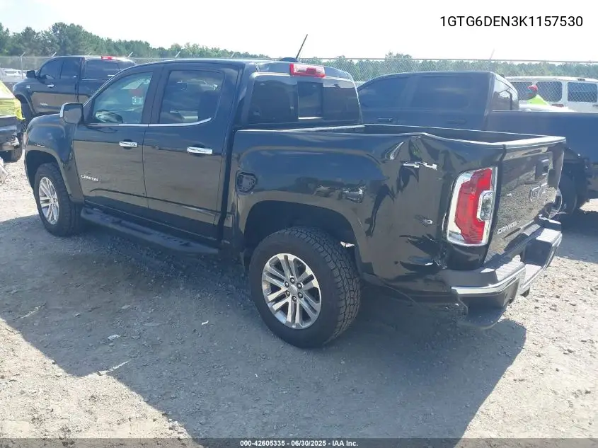 2019 GMC Canyon Slt VIN: 1GTG6DEN3K1157530 Lot: 42605335