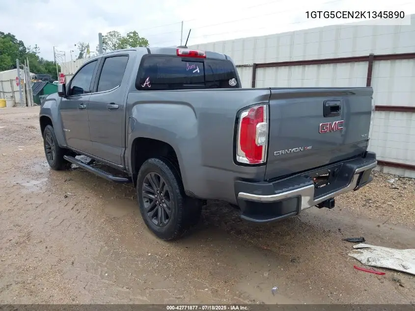2019 GMC Canyon Sle VIN: 1GTG5CEN2K1345890 Lot: 42771877