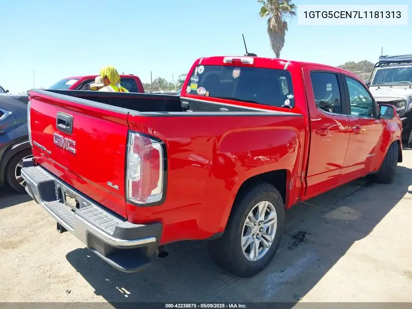 2020 GMC Canyon 2Wd Short Box Sle VIN: 1GTG5CEN7L1181313 Lot: 42238870
