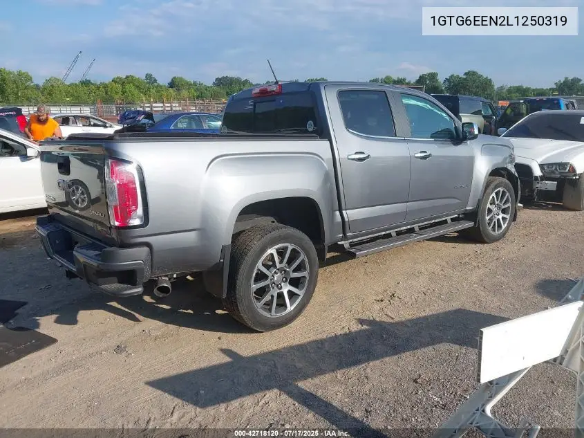2020 GMC Canyon 4Wd Short Box Denali VIN: 1GTG6EEN2L1250319 Lot: 42718120