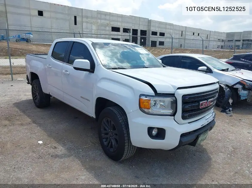 2020 GMC Canyon 2Wd Short Box Sle VIN: 1GTG5CEN5L1252525 Lot: 42746858