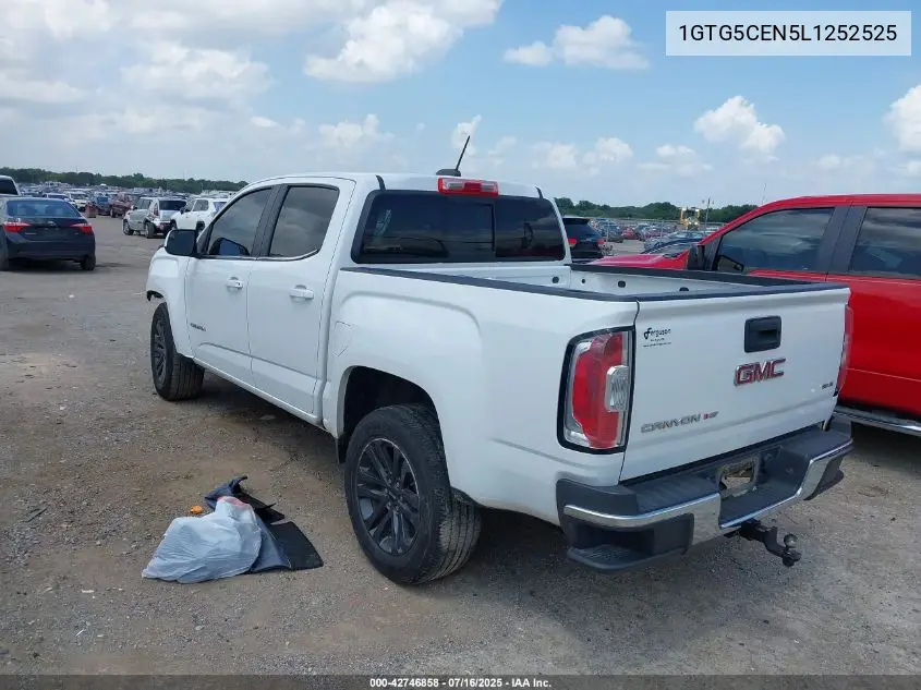 2020 GMC Canyon 2Wd Short Box Sle VIN: 1GTG5CEN5L1252525 Lot: 42746858