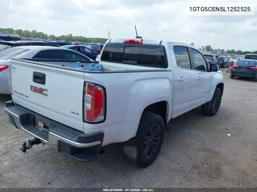 2020 GMC Canyon 2Wd Short Box Sle VIN: 1GTG5CEN5L1252525 Lot: 42746858