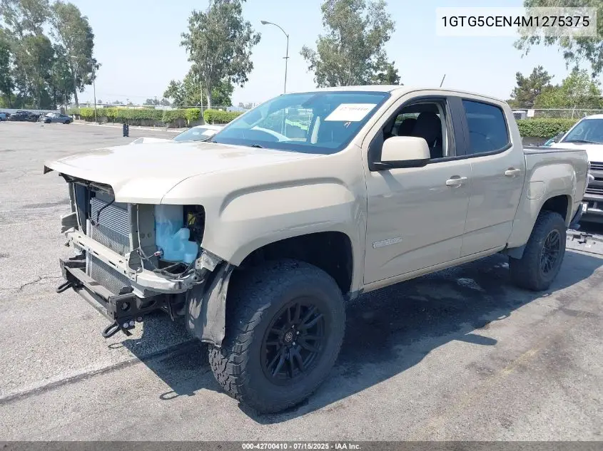 2021 GMC Canyon 2Wd Short Box Elevation VIN: 1GTG5CEN4M1275375 Lot: 42700410