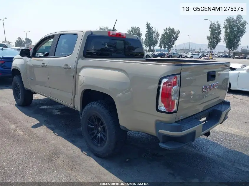 2021 GMC Canyon 2Wd Short Box Elevation VIN: 1GTG5CEN4M1275375 Lot: 42700410