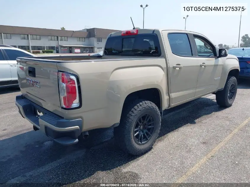 2021 GMC Canyon 2Wd Short Box Elevation VIN: 1GTG5CEN4M1275375 Lot: 42700410
