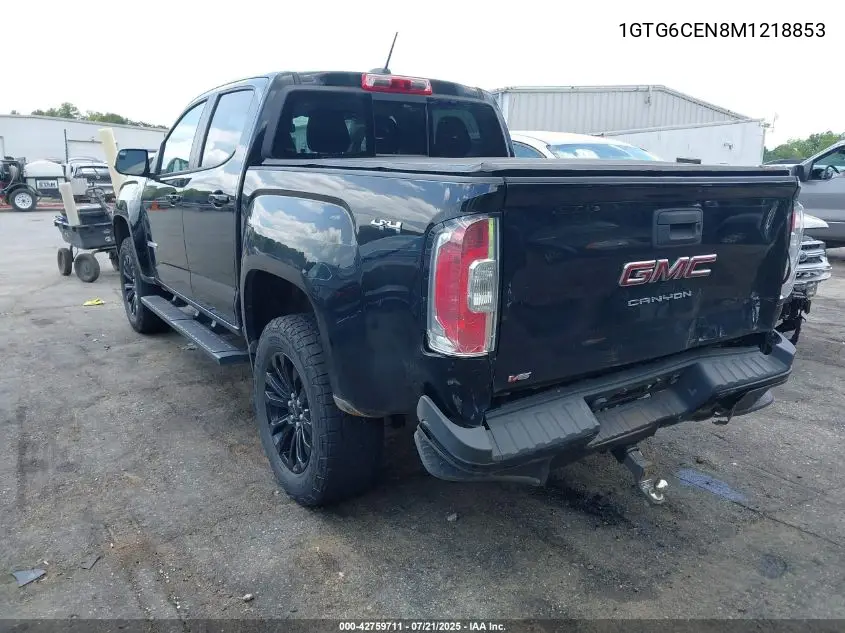 2021 GMC Canyon 4Wd Short Box Elevation VIN: 1GTG6CEN8M1218853 Lot: 42759711