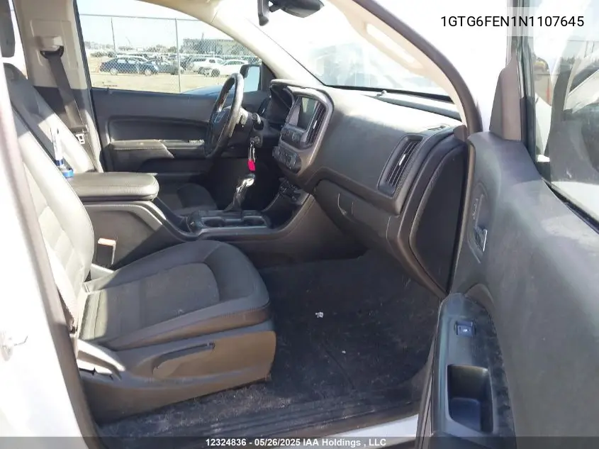 2022 GMC Canyon At4 VIN: 1GTG6FEN1N1107645 Lot: 12324836