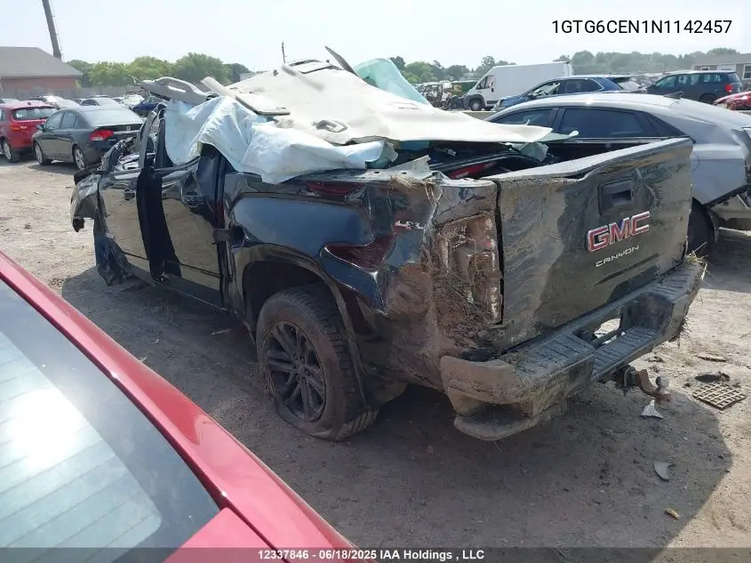 2022 GMC Canyon Elevation VIN: 1GTG6CEN1N1142457 Lot: 12337846