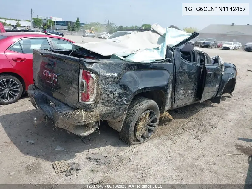2022 GMC Canyon Elevation VIN: 1GTG6CEN1N1142457 Lot: 12337846