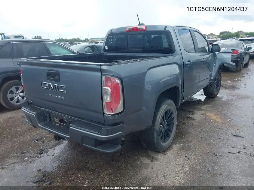 2022 GMC Canyon 2Wd Short Box Elevation VIN: 1GTG5CEN6N1204437 Lot: 42594813