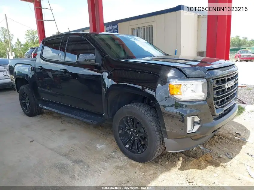 2022 GMC Canyon 4Wd Short Box Elevation VIN: 1GTG6CEN8N1323216 Lot: 42624690