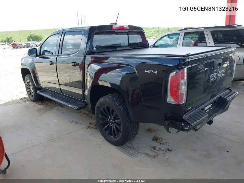 2022 GMC Canyon 4Wd Short Box Elevation VIN: 1GTG6CEN8N1323216 Lot: 42624690