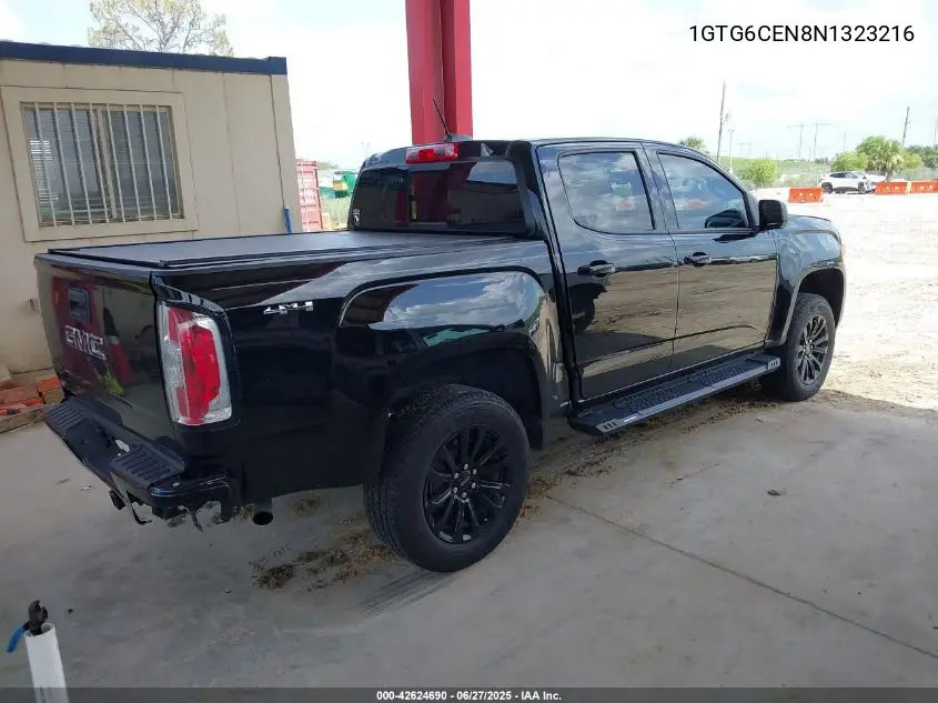 2022 GMC Canyon 4Wd Short Box Elevation VIN: 1GTG6CEN8N1323216 Lot: 42624690