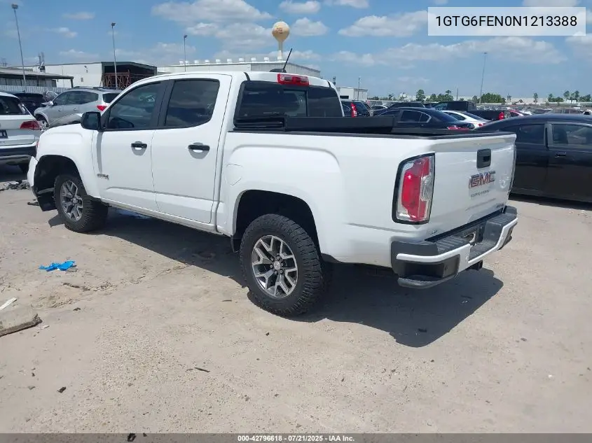 2022 GMC Canyon 4Wd Short Box At4 - Leather VIN: 1GTG6FEN0N1213388 Lot: 42796618
