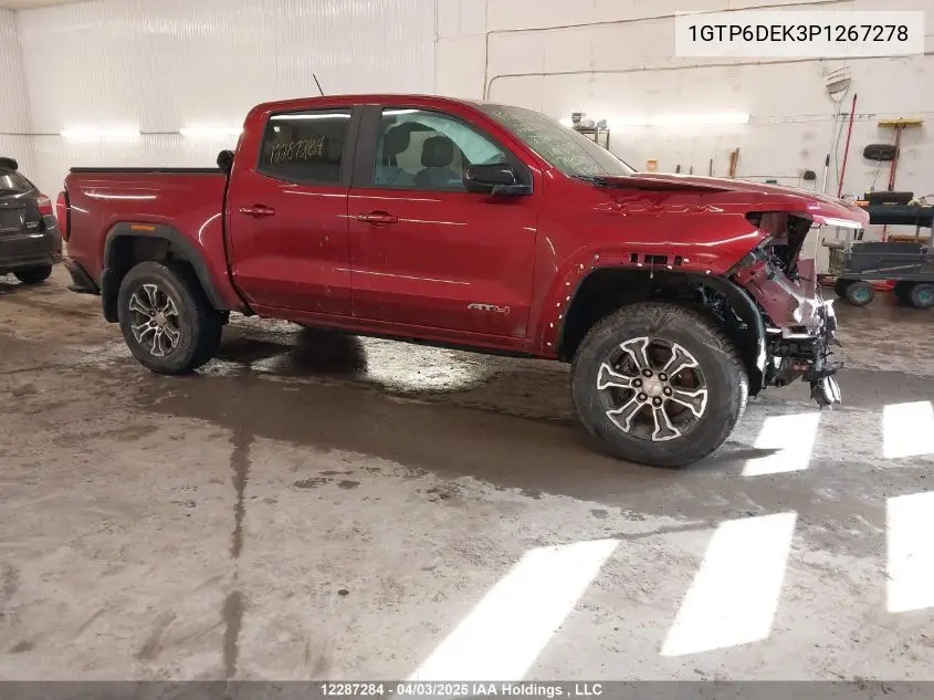 2023 GMC Canyon At4 VIN: 1GTP6DEK3P1267278 Lot: 12287284