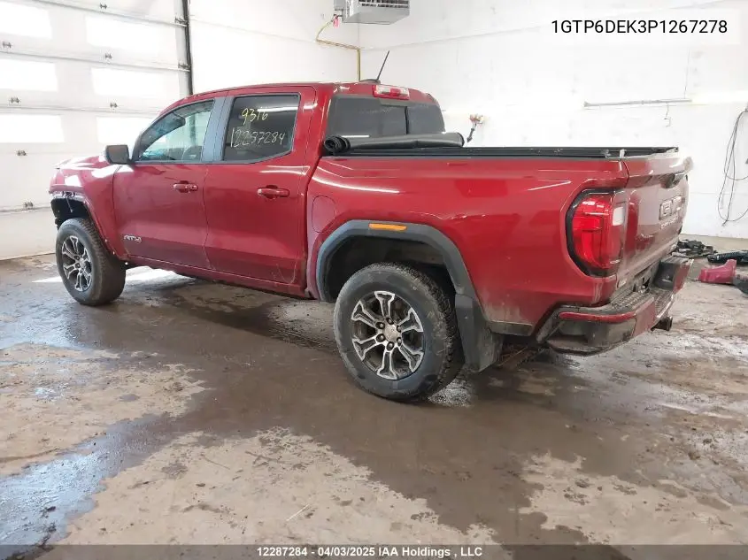 2023 GMC Canyon At4 VIN: 1GTP6DEK3P1267278 Lot: 12287284